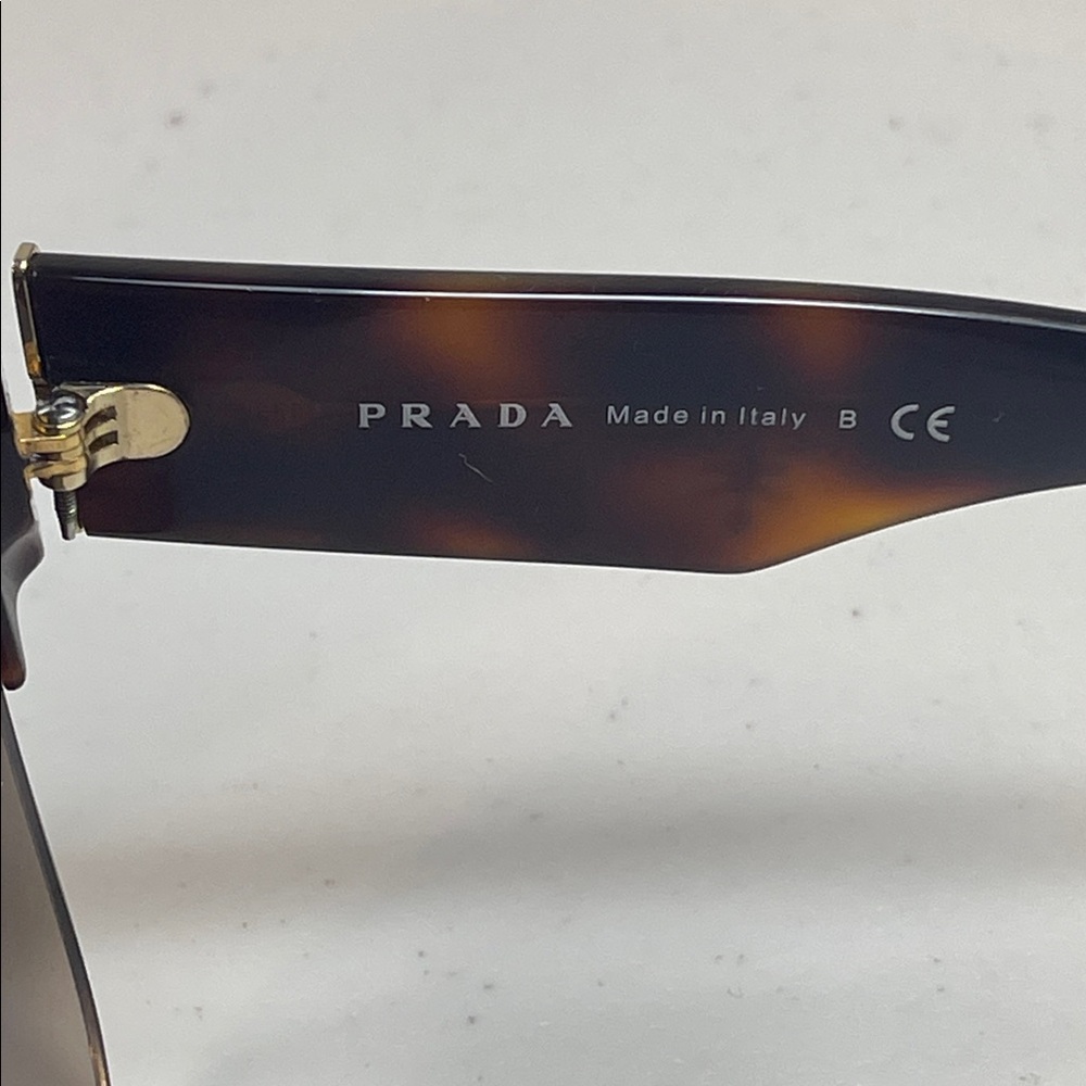 Prada Brown Gradient Tortoise Shell Sunglasses Ca… - image 9